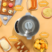Mélangeur à pâte électrique portable 5L 7L pour la pâtisserie domestique, en acier inoxydable, pour la préparation de gâteaux, de pâtes et de pizzas