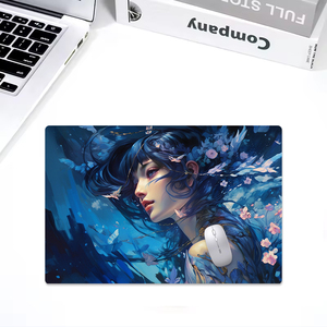 Mauspad clavier de bureau tapis de souris Anime Girls <span class=keywords><strong>Gamer</strong></span> grand tapis de bureau personnalisé tapis de souris en verre <span class=keywords><strong>Xxl</strong></span> - Product Image 2