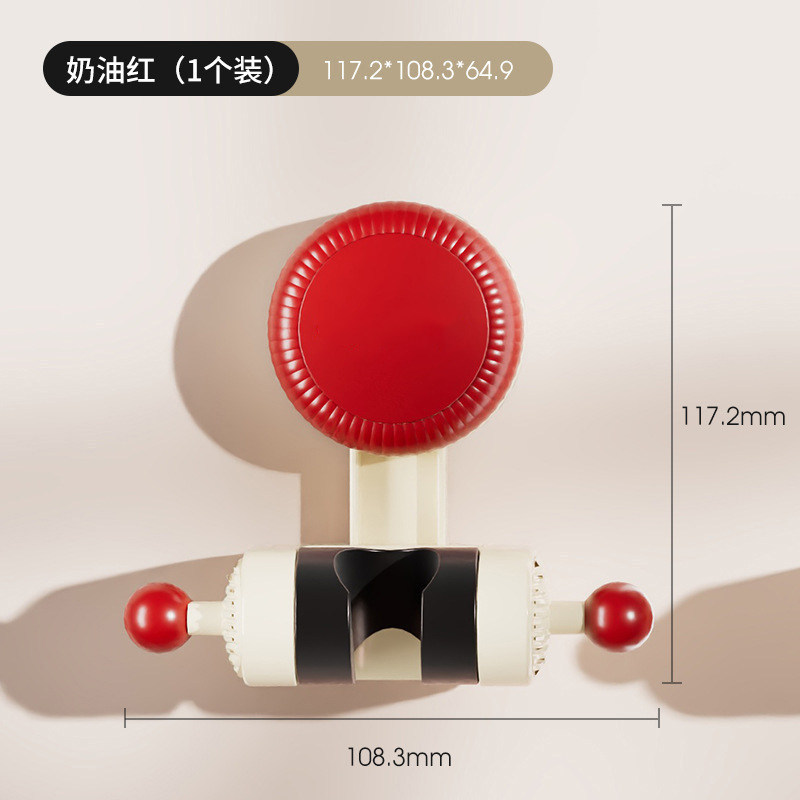 Rouge corail (1 pièce) [Aucune perceuse requise, angle réglable]