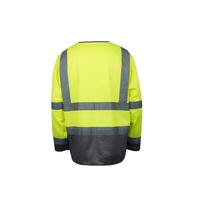 Chaleco de Seguridad Reflectante de Alta Visibilidad Amarillo Fluorescente Naranja, 100% Poliéster, Chaleco de Seguridad, Ropa de Trabajo