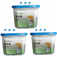 Boîte déshumidificatrice écologique de haute qualité, absorbant jetable au chlorure de calcium pour le contrôle de l'humidité, idéale pour les armoires et tiroirs