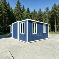 Casa Contenedor Expandible de Lujo, Casa Modular Prefabricada, Mini Casa Portátil Plegable, Oficina en Sitio, Aplicación Airbnb