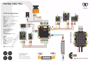 คอนโทรลเลอร์การบิน DIATONE Mam Ba <span class=keywords><strong>F405</strong></span> รุ่น <span class=keywords><strong>Betaflight</strong></span> STM32 MPU6000 OSD ในตัว พร้อม BEC 5V/2A 3-6S สำหรับโดรนแข่ง DIY ควอดคอปเตอร์ - Product Image 6