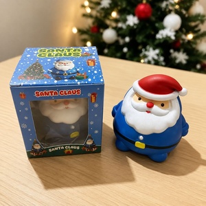 Juguete Antiestrés de Malta de Santa Claus, de Rebote Lento, Divertido y Adorable, en Caja de Regalo Navideña - Product Image 5