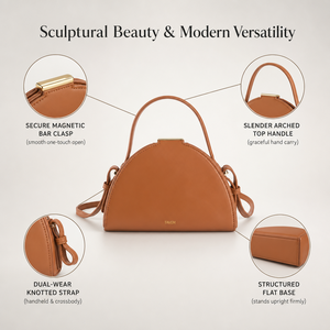 Shape PU Leather Zipper Trendy <b>Small</b> Designer Ladies Luxury Comfortable Durable <b>Handbag</b> Geometric Purse Women Polyester - Product Image 5