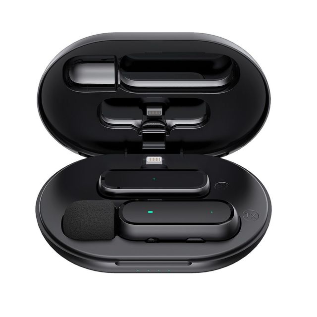 Newest K60 Wireless Lavalier Clip Microphone Noise Cancelling Portable 2.4G Mini Live Lapel Mic