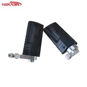 Reposapiés para motocicleta de 49 cc, tipo deportivo pequeño de dos tiempos, color negro. - Product Image 4