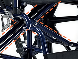 Atacado Factory Direct Wheel Chair para <span class=keywords><strong>Elder</strong></span> Disabled dobrável manual cadeira de rodas com dupla mão freios - Product Image 2