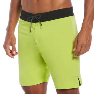 Quảng Châu Nhà Máy Chất Lượng Cao 4 Way Stretch Màu Rắn Nylon Tùy Chỉnh Men Swim Trunk, 7 "Inseam Bơi Board Shorts 2022 - Product Image 1