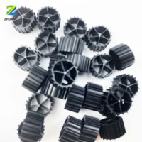 10*7 Chips de Medio Biológico MBBR Rojos, Blancos, Negros, Azules, Verdes, Amarillos, Naranjas, Esenciales para Acuicultura y Tratamiento de Aguas Residuales Biofilm K1