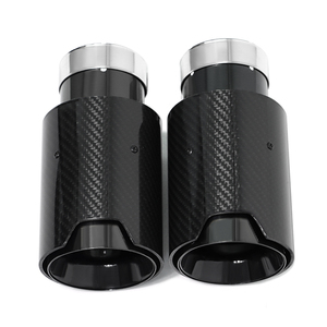 Silenciador trasero negro brillante de fibra de carbono M Performance, punta de escape, sistema de escape de tubo de escape para <span class=keywords><strong>BMW</strong></span> Serie M Universal - Product Image 5