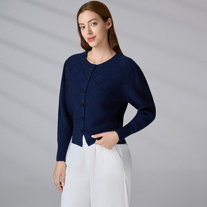 Pull Femme Classique à Boutons, Anti-rétrécissement, Tricot Confortable à Manches Longues, Cardigan en Laine pour Femme – Vente en Gros - Product Image 4
