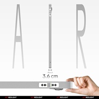 Panneau de luminothérapie rouge professionnel à 6 longueurs d'onde, design en alliage d'aluminium fin, luminothérapie rouge pour la réadaptation corporelle, la beauté