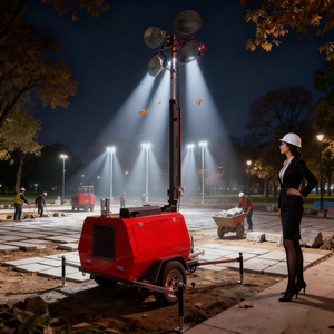 2024 nouveau Design 150W 360 degrés ballon tour lumineuse support gonflable Portable Construction ballon travail lumière - Product Image 5