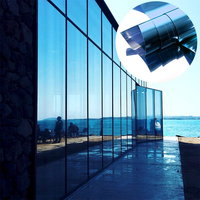 Película Solar para Ventanas Innofilms Premium Luxury Silver Blue PET de 2mil, Tinte de Seguridad para Edificios, Protección UV, 8% VLT, Rechazo IR del 90%