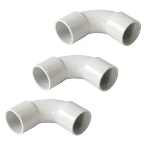 High quality 20mm 90 degree AS/NZS electrical PVC solid elbow conduit fitting