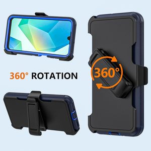 Ốp điện thoại Defender Pro cho Samsung Galaxy A17 A06 A16 A56 A05 A15 A25 A14 5G kèm bao da Kẹp 3 lớp bền chắc - Product Image 5