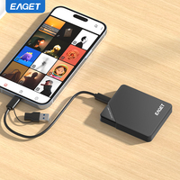 Disques durs externes SSD portables EAGET M9 haute vitesse PSSD Type-C 120 Go/240 Go/480 Go/1 To/2 To avec boîtier en plastique OEM pour ordinateur