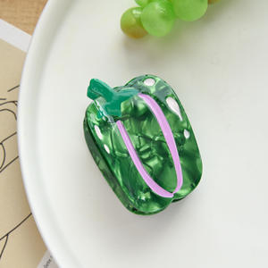 Fermacapelli YJL dal Design Classico con Motivi Vegetali Rurali, Dolci e Graziosi Fermagli per Capelli in Acetato - Product Image 5