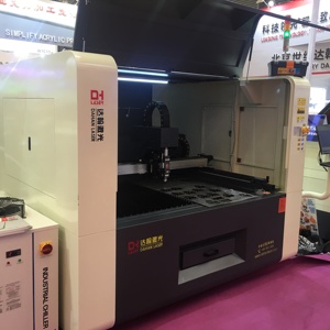 Tất cả-trong-một 1300mm * 1300mm giàn loại sợi + CO2 Laser máy cắt nhỏ cho kim loại gỗ cao su ai đồ họa định dạng hỗ trợ - Product Image 5