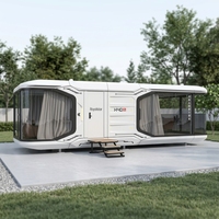 H40 Ultra Premium Intelligent Control Space Capsule House Smart Mobile Capsule Cabin pour Home Living Camping, Hôtel