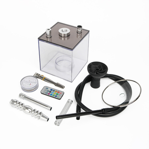 Narguile al por Mayor, Cachimba, Shisha LED, Importación de la Mejor Calidad, Cachimba Personalizada de Acrílico con LED, Cachimba Cuadrada - Product Image 3