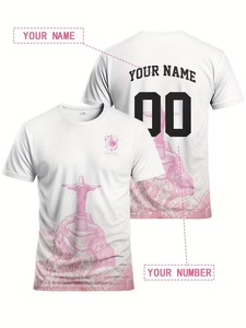 T-shirts de style brésilien pour hommes et adolescents - fabriqués par l'usine de vêtements Christ the Savior, personnalisation disponible. F10 - Product Image 4