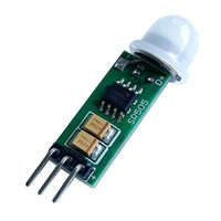 HC-SR501 RD-624 Sensor Modul Elektronik Induksi Inframerah Tubuh Manusia Saklar Probe Piroelektrik