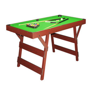 <span class=keywords><strong>Table</strong></span> de billard et de billard en bois <span class=keywords><strong>convertible</strong></span> de 4 pieds avec pieds pliables personnalisés pour un usage domestique disponible à la vente - Product Image 2