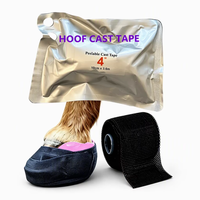 Bandage Orthopédique en Fibre de Verre Approuvé par les Vétérinaires pour Soins Équins, Soutien et Traitement des Blessures et Problèmes de Sabot de Cheval