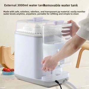 เครื่องล้างและอบขวดนมเด็ก 400W พร้อมระบบฆ่าเชื้อด้วยไอน้ำไฟฟ้า จัดเก็บได้นาน 72 ชั่วโมง ปราศจากแบคทีเรีย ดีไซน์กะทัดรัดสำหรับวางบนเคาน์เตอร์ในบ้าน - Product Image 2