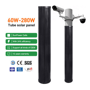 Xi lanh năng lượng mặt trời bảng điều khiển điện vòng cực tích hợp 100W 150W 200W ống năng lượng mặt trời bảng điều khiển ngoài trời LED dọc năng lượng mặt trời bảng điều khiển ánh sáng đường phố - Product Image 4
