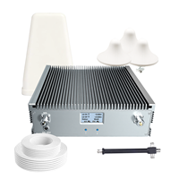Amplificateur de signal cellulaire double bande StPremium 80dB EasyBoost 800/1800MHz 27dBm Kit complet offrant 3000 dBm ㎡   Couverture pour l'amélioration du signal