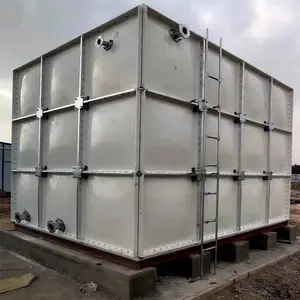 خزان تخزين المياه من الألياف الزجاجية الأفقية 10000L خزان حصاد مياه الأمطار