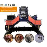 Poort Grote Kokosnoot Compost Industriële Industriële Compost Mixerhorizontale Mixer Organische Mestdraaier