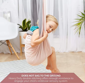 Columpio Sensorial para Niños, Columpio Infantil de Nailon para Interiores y Exteriores con <span class=keywords><strong>Hamaca</strong></span> para Bebés - Product Image 2