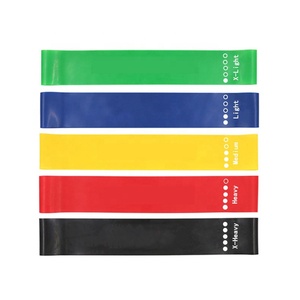 Bộ Dây Tập Thể Dục Đàn Hồi Bằng Cao Su Silicon Cao Su Tập Yoga Tập Gym Bán Sỉ Logo Tùy Chỉnh Bộ Dây Tập Thể Dục Thể Thao - Product Image 4