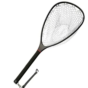 New Light weight long handle Fly Fishing Carbon Ghost Net Fishing Landing Net CBLB05