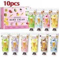 Meilleur coffret cadeau de Noël Crème pour les mains parfum avocat fraise camomille Lotion corporelle blanchissante Ensemble de soins de la peau
