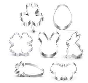 Cookies Khuôn Kim Loại Thép Không Gỉ Dễ Thương 3D Vòng Hoa Tình Yêu Hình Trái Tim Giáng Sinh Fondant Bánh Quy Cookie Cookie <span class=keywords><strong>Set</strong></span> - Product Image 2