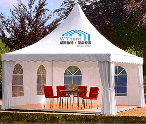 Grande tente de luxe extérieure pour événements religieux Grande tente pagode en aluminium 8m x 8m Grande tente de fête de mariage Services personnalisés - Product Image 4