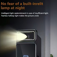 Venta caliente seguridad electrónica inalámbrica Wifi inteligente biométrico huella dactilar Cerradura Digital cerradura de puerta inteligente con cámara