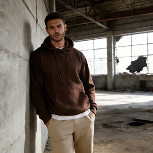 Sudaderas con Capucha para Hombre, 100% Algodón, Hombros Caídos, Estilo Holgado, Calidad de Lujo, Tejido Grueso de Felpa Francesa - Product Image 5