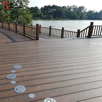 Prix d'usine de haute qualité imperméable à l'eau ignifuge extérieur WPC Composite Decking