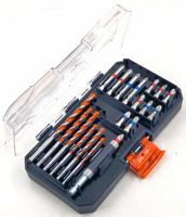 Ensemble de 35 embouts et douilles pour réparation automobile, travaux domestiques, ensemble d'embouts de tournevis