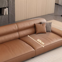 Canapé de bureau sectionnel trois places en similicuir écologique, durable, minimaliste et moderne pour usage commercial