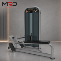 Máquina de Gimnasio Comercial para Piernas, Ajustable, de Acero, para Poleas Altas y Bajas, con Pila de Pesas de 80 kg