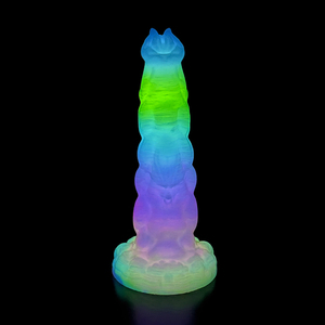 Large Glans Glow Fantasy Dildo Super Soft Woman's Sex <strong>Toy</strong> &amp; Vibrator for Couples &amp; <strong>Lesbian</strong> Women - Product Image 2