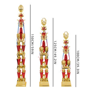 Trophée de danse classique personnalisé par le fabricant, 4 poteaux, pour compétitions et événements - Product Image 5