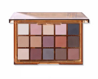Palette de fards à paupières 12 couleurs avec pinceau, fard à paupières en poudre couleur unie, haute pigmentation, pailleté métallique
